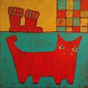 Mon chat au débotté